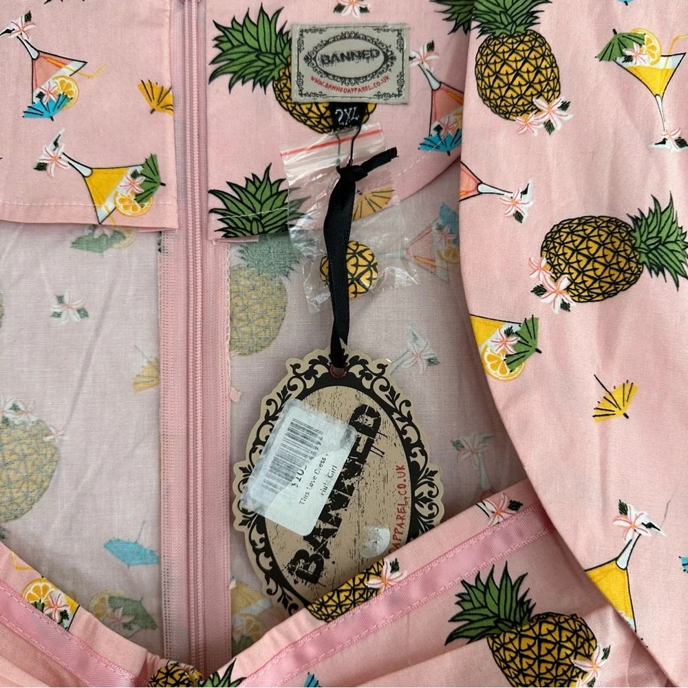 BANNED APPAREL “Grace” Swing Dress in Hula Girl - Picture 7 of 9